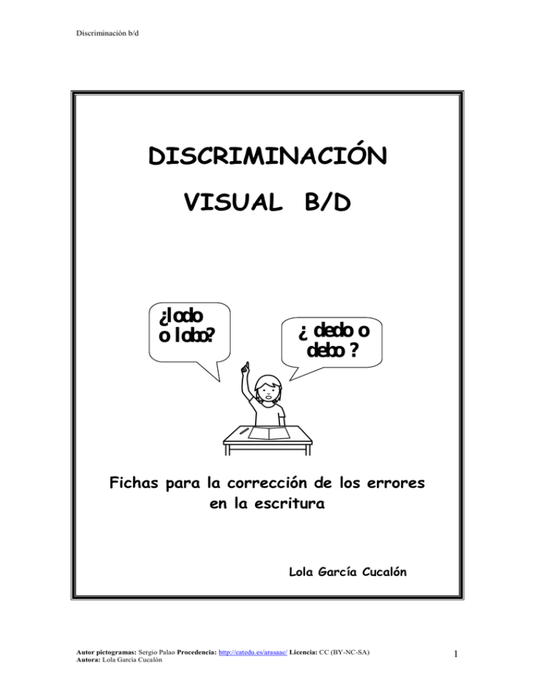 DISCRIMINACIÓN VISUAL B/D