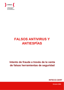 falsos antivirus y antiespías