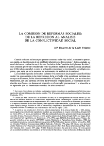 La Comisión de Reformas Sociales : de la represión al