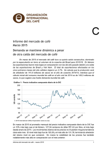 Informe del mercado de café - Marzo 2015