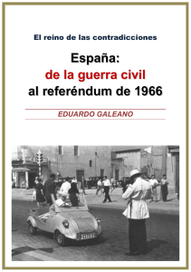 España: de la guerra civil al referéndum de 1966