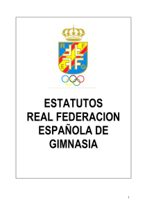 estatutos real federacion española de gimnasia
