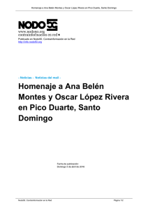 Homenaje a Ana Belén Montes y Oscar López Rivera en Pico