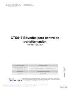 CTS517 Bóvedas para centro de transformación