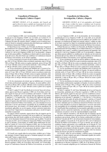 Decreto 139/2015 - Diari Oficial de la Comunitat Valenciana