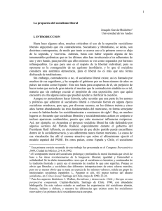Socialismo liberal - Universidad Católica Argentina