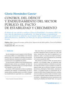 control del déficit y endeudamiento del sector público