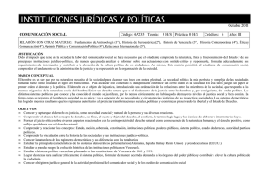 INSTITUCIONES JURÍDICAS Y POLÍTICAS