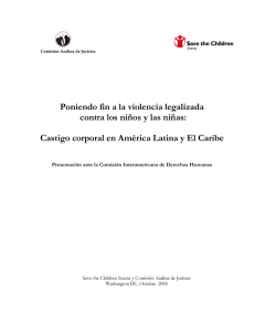 Poniendo fin a la violencia legalizada contra los niños y las niñas