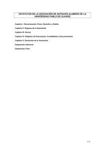 Estatutos de la Asociación de Antiguos Alumnos UPO -pdf