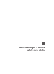 Convenio de París para la Protección de la Propiedad Industrial