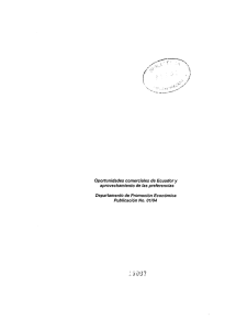 Oportunidades comerciales de Ecuador y aprovechamiento