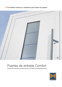 Puertas de entrada Comfort - Puertas Automaticas Madrid