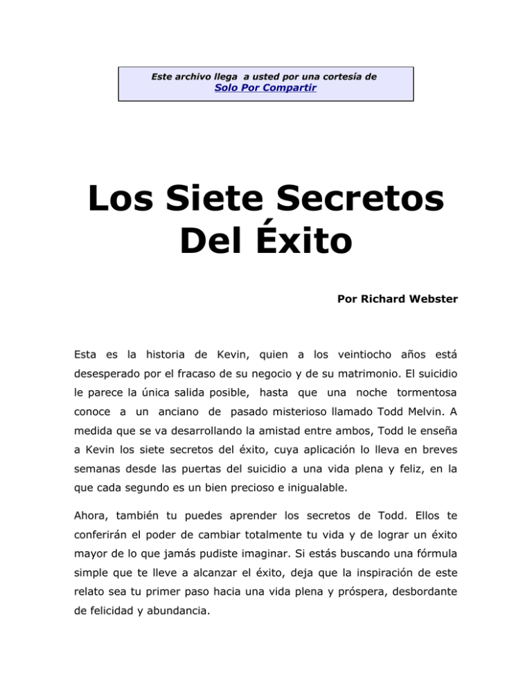 Los Siete Secretos Del Éxito