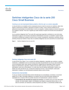 Switches inteligentes Cisco de la serie 200 Cisco Small