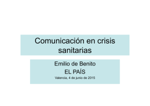 Comunicación en crisis sanitarias