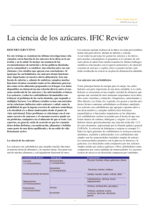 La ciencia de los azúcares. IFIC Review
