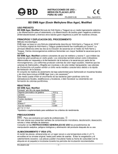 BD EMB Agar (Eosin Methylene Blue Agar), Modified
