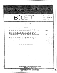 Boletín núm. 11 - Banco de la República