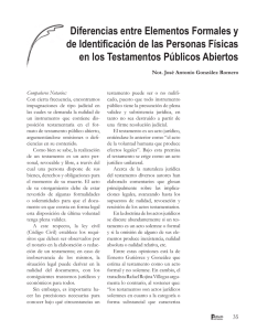 Diferencias entre Elementos Formales y de Identificación de las