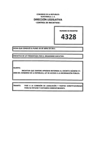 Proyecto de reforma a la Ley de Acceso a la Información Pública