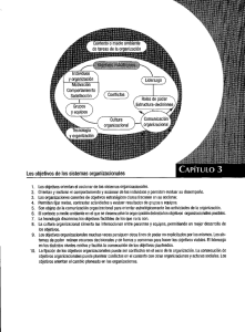 Los objetivos de los sistemas organizacionales
