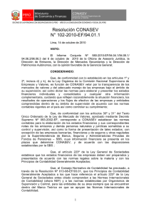 Resolución CONASEV N° 102-2010-EF/94.01.1