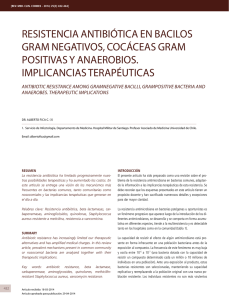 Resistencia antibiótica en bacilos GRam neGativos