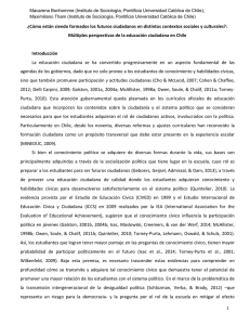 ¿Cómo están siendo formados los futuros ciudadanos en distintos