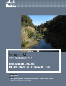 32 T07 Ríos mineralizados mediterráneos de baja altitud