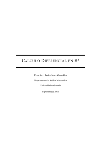 Cálculo diferencial en una y varias variables