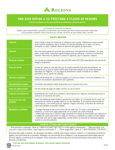 UNA GU&Iacute;A r&Aacute;PIDA A SU Pr&eacute;STAmO A PlAzOS De reGIONS