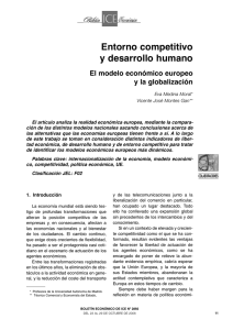 Entorno competitivo y desarrollo Humano