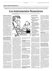 Los instrumentos financieros