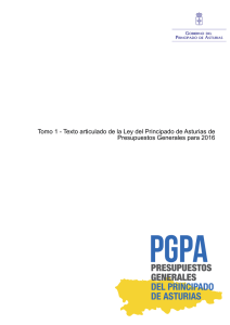 Tomo 1 - Texto articulado de la Ley del Principado de Asturias de