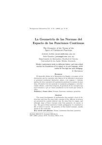 La Geometr´ıa de las Normas del Espacio de las Funciones Continuas