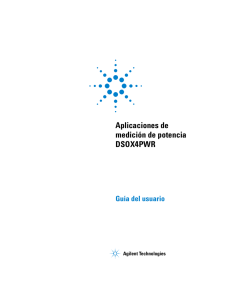 Aplicaciones de medición de potencia DSOX4PWR Guía