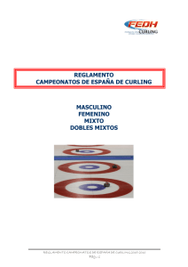 Reglamento de Curling 2015 2016 - Federación Española Deportes