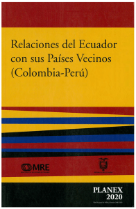 Relaciones del Ecuador con sus Países Vecinos