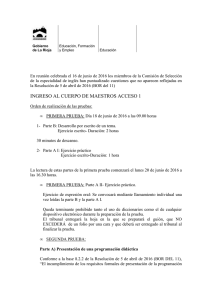 Especificaciones 2016 - Gobierno de La Rioja