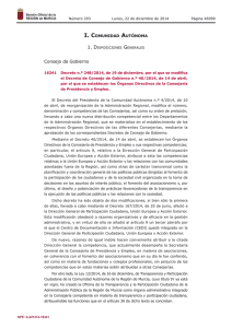 Decreto - Boletín Oficial de la Región de Murcia