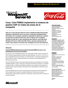 Coca- Cola FEMSA implementó el sistema de gestión SAP en todas