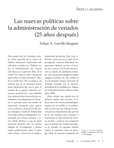 Las nuevas políticas sobre la administración de - CIR