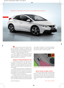 Mecánica y electrónica Honda Civic: Tecnológicamente avanzado