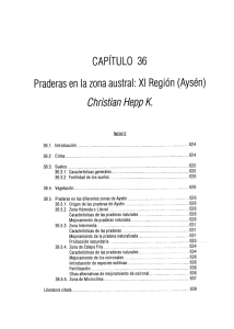 Page 1 CAPÍTULO 36 PraderaS en la ZOma austral: X Región