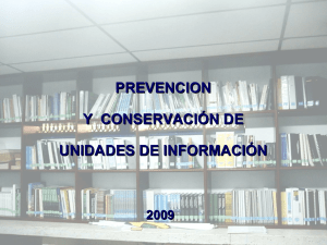 Prevención y conservación de documentos