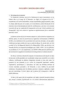 inclusión y sistema educativo - Universidad Autónoma de Madrid