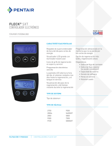 fleck® sxt controlador electrónico