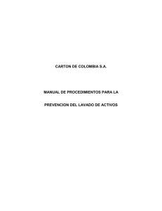 Manual Prevención Lavado de Activos