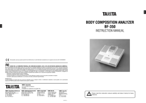 body composition analyzer bf-350